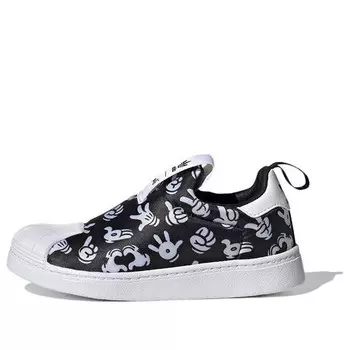 Кроссовки disney x superstar 360 'mickey's hands' Adidas, черный