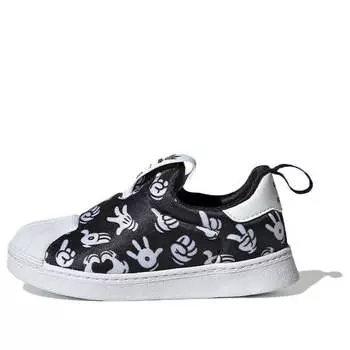 Кроссовки disney x superstar 360 'mickey's hands' Adidas, черный
