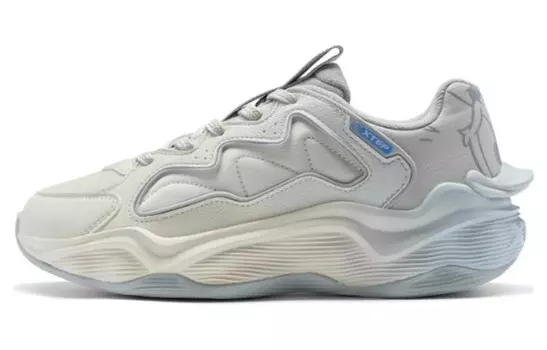 Кроссовки Disney X XTEP Lightning Lifestyle Shoes Men Low-top Gray/White, серый/белый