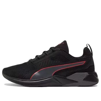 Кроссовки disperse xt low top running shoes black/grey/red Puma, черный