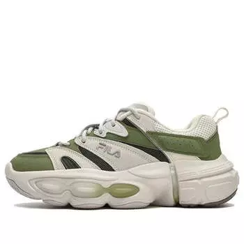 Кроссовки disruptor low sneakers 'white green' Fila, белый
