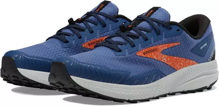Кроссовки Divide 4 Brooks, цвет Blue/Navy/Firecracker