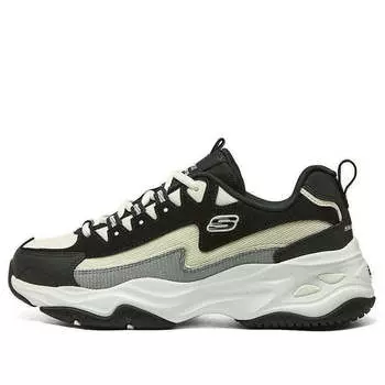 Кроссовки dlites 1.0 'black beige' Skechers, черный