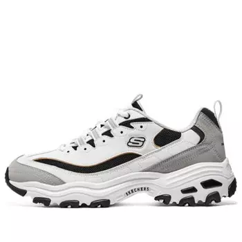 Кроссовки dlites 1.0 'black white grey' Skechers, черный