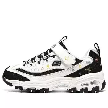 Кроссовки dlites 1.0 'black white' Skechers, черный