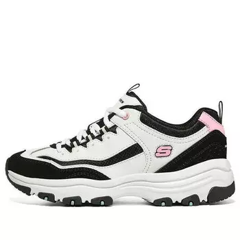 Кроссовки dlites 1.0 'white black pink' Skechers, белый