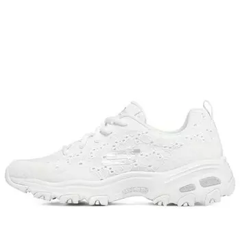 Кроссовки dlites 1.0 'white silver' Skechers, белый
