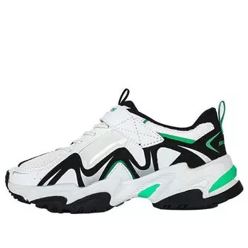 Кроссовки dlites 2.0 'white green' Skechers, белый