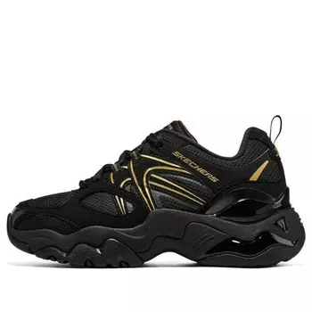 Кроссовки dlites 3.0 air sneakers 'black gold' Skechers, черный