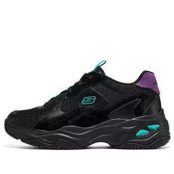 Кроссовки dlites 4.0 'black purple green' Skechers, черный