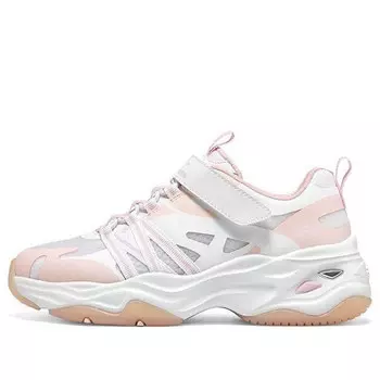 Кроссовки dlites chunky shoes 'white pink' Skechers, розовый