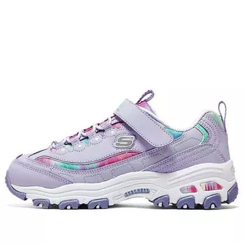 Кроссовки dlites low 'lavender multi' Skechers, фиолетовый