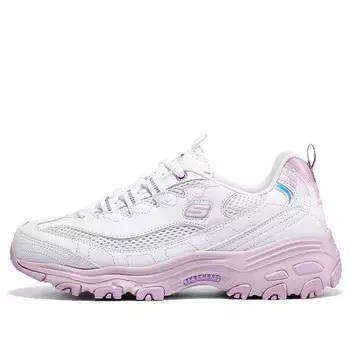 Кроссовки dlites 'pink' Skechers, белый