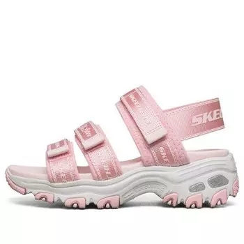 Кроссовки dlites sandals 'pink white' Skechers, розовый