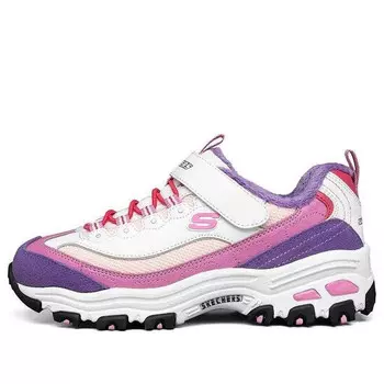 Кроссовки dlites shoes 'white pink purple' Skechers, белый