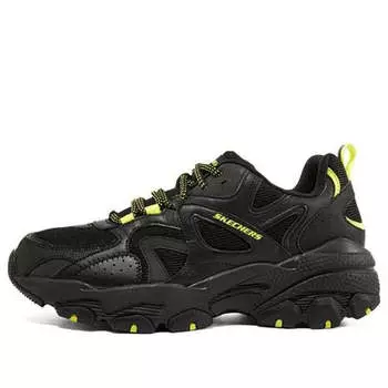 Кроссовки dlites sneakers 'black yellow' Skechers, черный