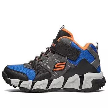 Кроссовки dlites velocitrek shoes 'grey black blue' Skechers, серый