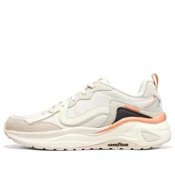 Кроссовки dlites wave shoes 'white black orange' Skechers, белый