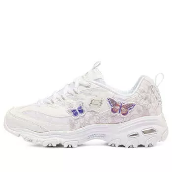 Кроссовки dlites 'white butterfly' Skechers, белый