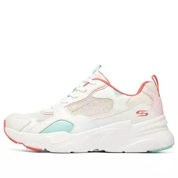 Кроссовки dlites 'white pink' Skechers, белый