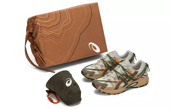 Кроссовки для активного отдыха Asics Gel-Kahana TR унисекс, темный хаки