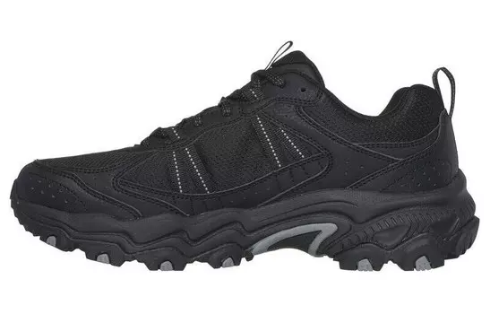 Кроссовки для активного отдыха мужские с низким верхом черного цвета Skechers