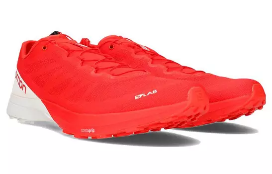 Кроссовки для активного отдыха мужские с низким верхом, красные/белые Salomon