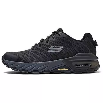 Кроссовки для активного отдыха мужские с низким верхом черного цвета Skechers