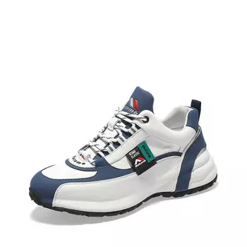 Кроссовки для активного отдыха мужские с низким верхом синего цвета Kolumb, белый/синий