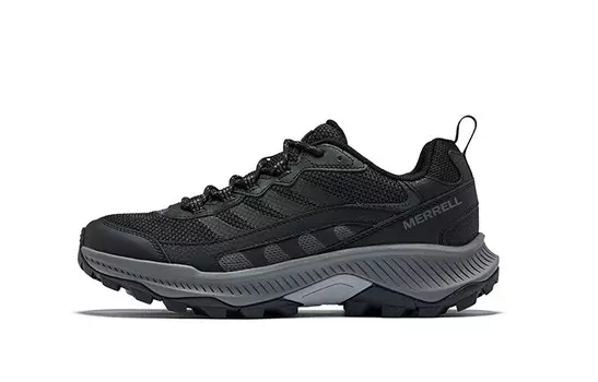 Кроссовки для активного отдыха мужские с низким верхом черного цвета Merrell
