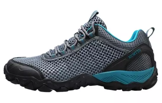 Кроссовки для активного отдыха мужские с низким верхом серо-синий Humtto