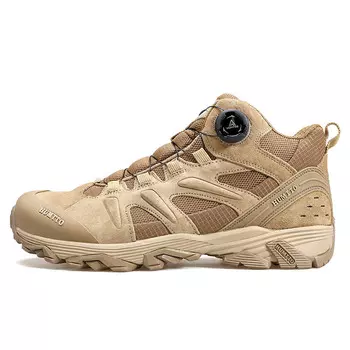 Кроссовки для активного отдыха мужские среднего берца цвета хаки Humtto