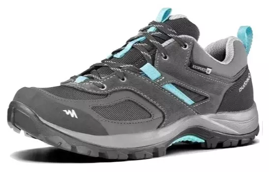 Кроссовки для активного отдыха на открытом воздухе, мужские, низкие, черного/синего цвета Decathlon