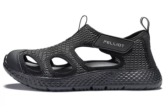 Кроссовки для активного отдыха на открытом воздухе, мужские, с низким верхом МужскиеОбсидианово-черный Pelliot