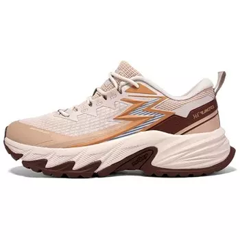 Кроссовки для активного отдыха на открытом воздухе, мужские, с низким верхом, овсяные, молочные/кофейные, коричневый 361°