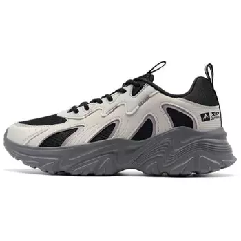 Кроссовки для активного отдыха женские низкие бежевые/черные Xtep