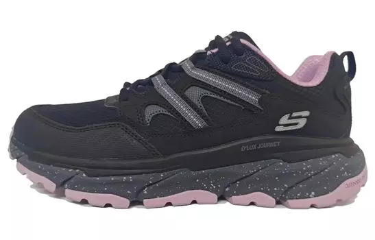 Кроссовки для активного отдыха женские с низким верхом черного цвета Skechers