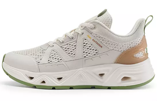 Кроссовки для активного отдыха женские с низким верхом из парусины белого цвета Peak