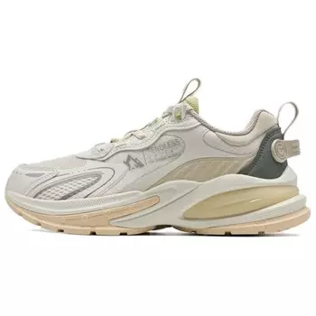 Кроссовки для активного отдыха женские с низким верхом бежевого цвета Xtep