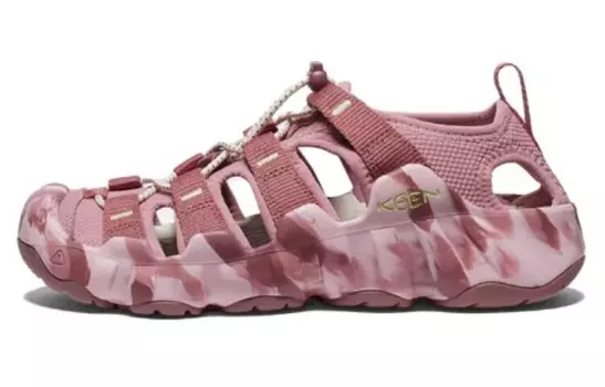 Кроссовки для активного отдыха женские с низким верхом розового цвета Keen