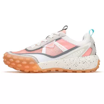 Кроссовки для активного отдыха женские с низким верхом персиково-пудрового/снежно-белого цвета Humtto, цвет Soft Peach Pink/Snow White