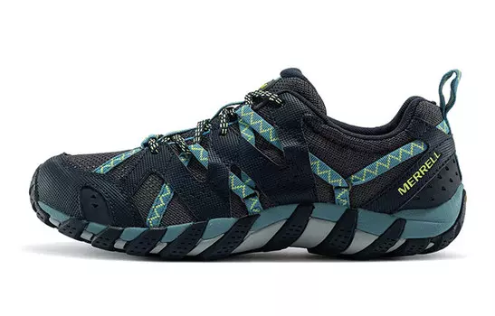 Кроссовки для активного отдыха женские с низким верхом серо-синие Merrell