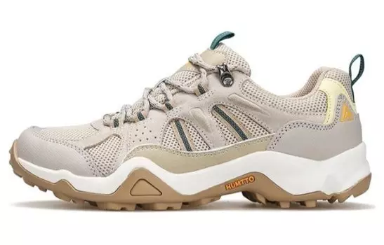 Кроссовки для активного отдыха женские с низким верхом бежевого цвета Humtto