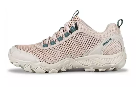 Кроссовки для активного отдыха женские с низким верхом бежевого цвета Humtto