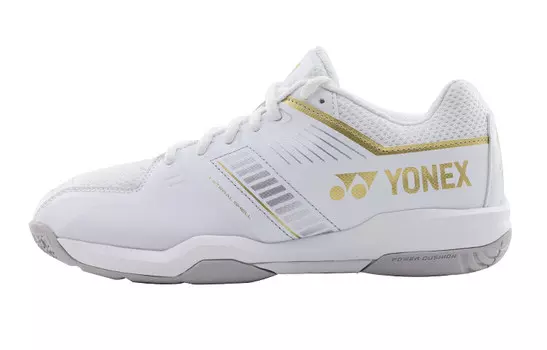 Кроссовки для бадминтона Power Cushion Unisex Low-top White/Gold Yonex