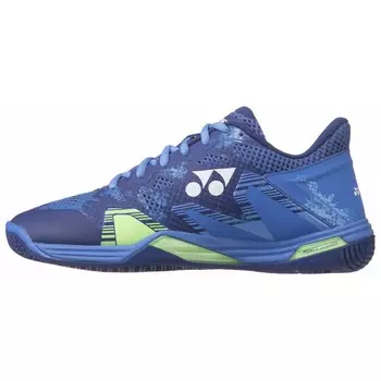 Кроссовки для бадминтона Power Cushion унисекс с низким верхом темно-синие Yonex