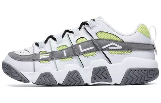 Кроссовки для баскетбола Barricade Vintage Men Low-top White/Grey/Grey Fila Fusion