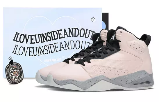 Кроссовки для баскетбола Lift Off Vintage, женские, средней высоты, розовый/серый Jordan
