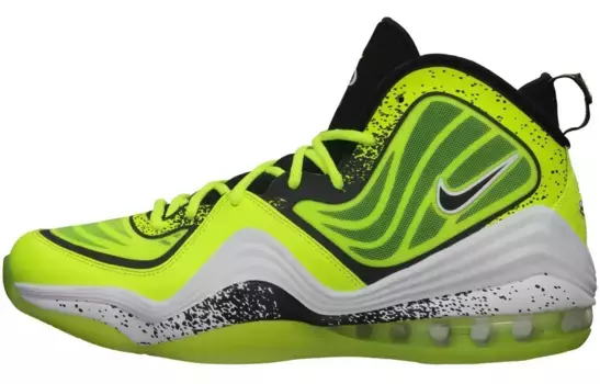 Кроссовки для баскетбола Penny Vintage Men Mid-top Volts/черный/белый Nike