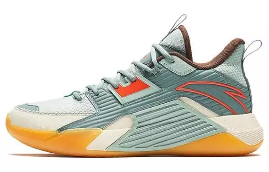 Кроссовки для баскетбола Speedy мужские, среднего размера, зеленые/белые Anta